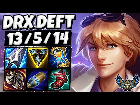 Deft Ezreal vs Caitlyn [ ADC ] Patch 12.9 Korea Challenger ✅