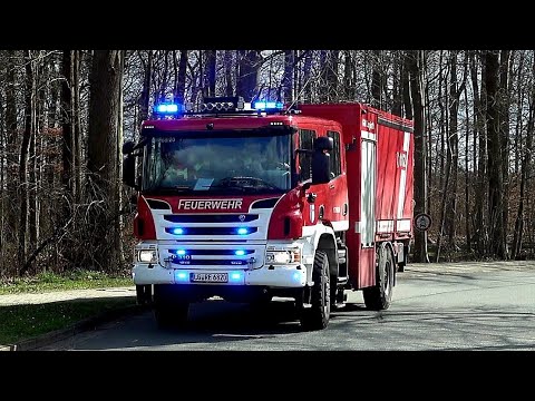 [Schwerer Verkehrsunfall in Kirchgellersen] Einsatzfahrten Feuerwehr Reppenstedt + Rettungsdienst LG