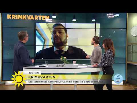 Krimkvarten storsatsning på kameraövervakning i utsatta områden - Nyhetsmorgon (TV4)