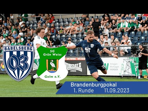 Spielbericht: Landespokal, 1. Runde, Babelsberg 03 vs. Grün-Weiß Golm | #nulldreitv | Saison 2023/24