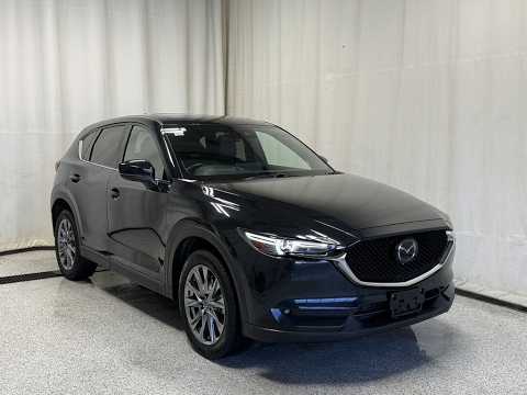 2021 Mazda CX-5 2021.5 Signature AWD in Black for sale at Park Mazda in Sherwood Park, AB