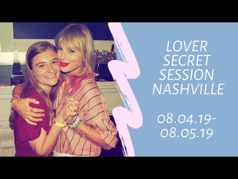 Meeting Taylor Swift at her house?? Lover Secret Session Nashville