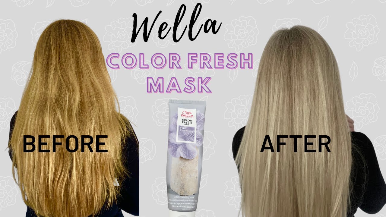 WELLA COLOR FRESH MASK- HOW TO USE PEARL BLONDE