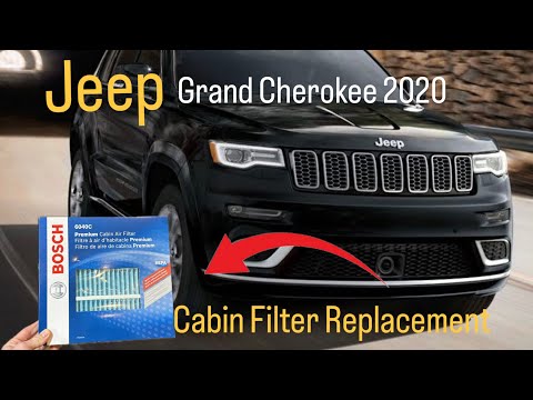 REPLACING THE CABIN AIR FILTER IN A 2020 JEEP GRAND CHEROKEE