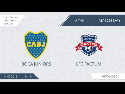 AFL19. America. Primera. Day 8. Boca Juniors - LFC Factum.