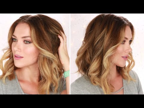 HOW TO CURL YOUR HAIR FOR BIG SOFT BEACH WAVES | SHORT...