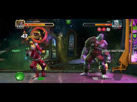 MCOC Duel - Counter - 4-star Omega Red Rank 3 (3k) vs 6-star Korg Rank 3 (14k)