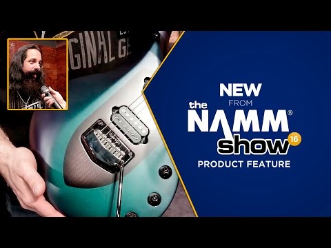 Live from NAMM 2016 - Ernie Ball Music Man John Petrucci Majesty Electric Guitar