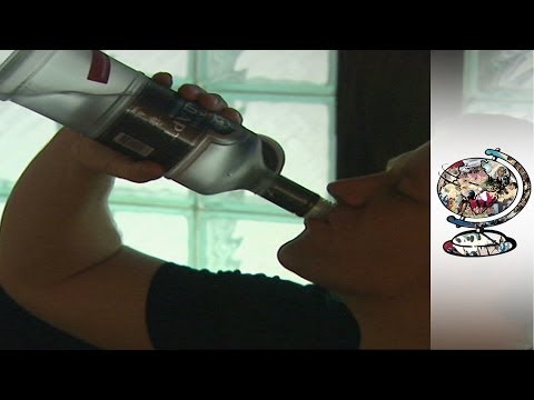 Come imparare il marito bevente La codificazione da alcool una puntura in un collo