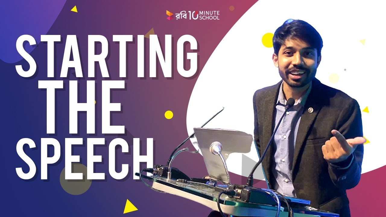 How to start your speech