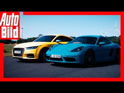 Porsche 718 Cayman vs Audi TTS (2016)  Vergleich/Test/ Review