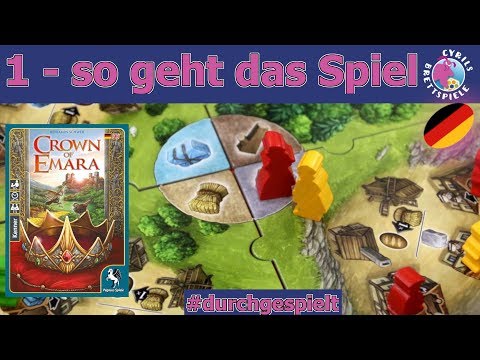 Crown of Emara - Komponenten & Regeln - Cyrils Brettspiele(S181E01)