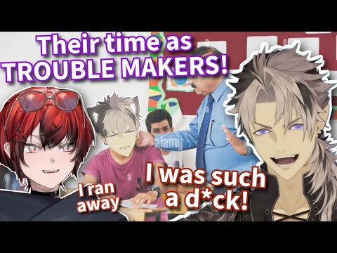 Ruze and Flayon talk about their time as high school TROUBLE MAKERS!【Holostars EN | Crimzon Ruze】
