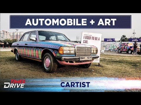 What happens when Cars meet Art? | Cartist at Auto Expo 2020 | Times Drive