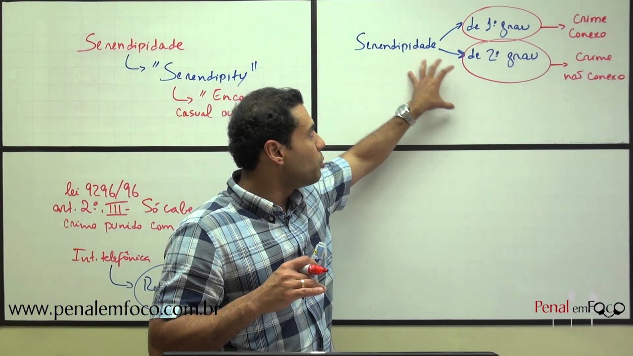 O QUE É SERENDIPIDADE NO PROCESSO PENAL? Prof. Vinícius Reis