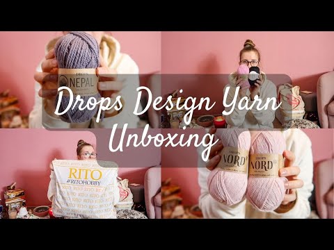 Wooly Unboxing #3 I Drops Design, Strickpläne von Drops, Rita Hobby, Dustland Sweater