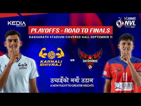 🔴 LIVE | Kathmandu Reds vs Karnali Shivraj | Playoff Match | NVL 2026 | उचाइँको नयाँ उडान 🏐🚀