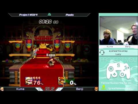 Project MSU 4 Pools - Kuma (Ganondorf/Wario) vs. Benji (Falcon)