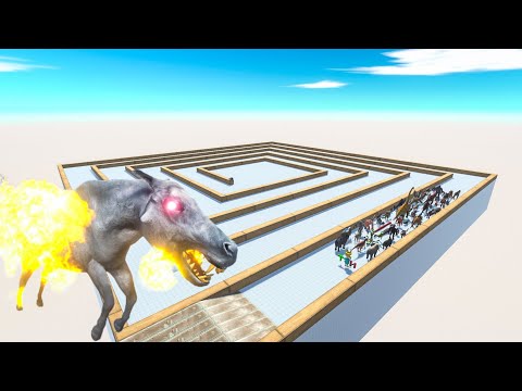 Escape From Fire Daeodon - Last Survivor - Swirl Course | Animal Revolt Battle Simulator