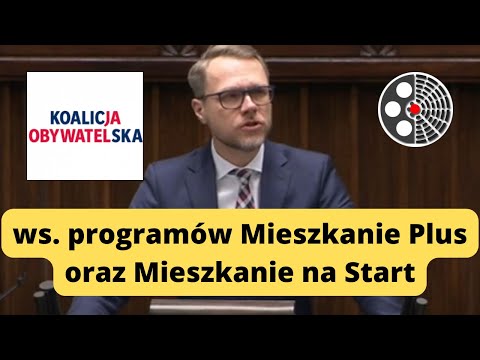 Koalicja Obywatelska: Mieszkanie Plus zbudowane na kłamstwie
