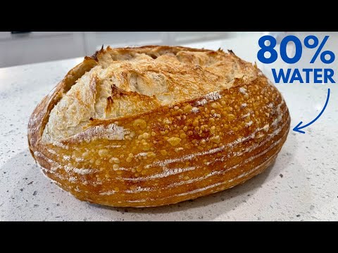 Basic High-Hydration Sourdough Bread