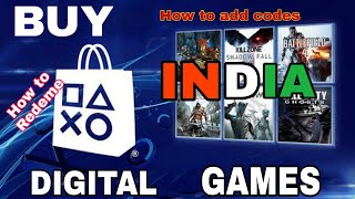 How to Purchase Digital Ps4 Games with PlayStation Wallet Funds | HINDI | 2020