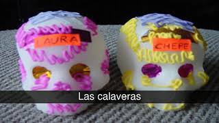 Elementos del altar de muertos