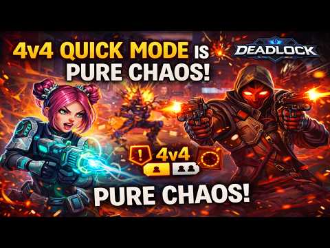4v4 Quick Mode Is PURE CHAOS | Deadlock Gameplay