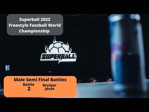 Superball 2022 - Brynjar VS Jesse - Male Semi Finals (Freestyle Football World Championship)