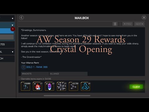 AW Season 29 Rewards Crystal Opening…MCOC