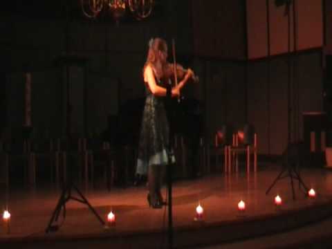 Elisabeth Turmo(15, from Norway), is playing Fanitullen by Johan Halvorsen, at Stift Festival 2008