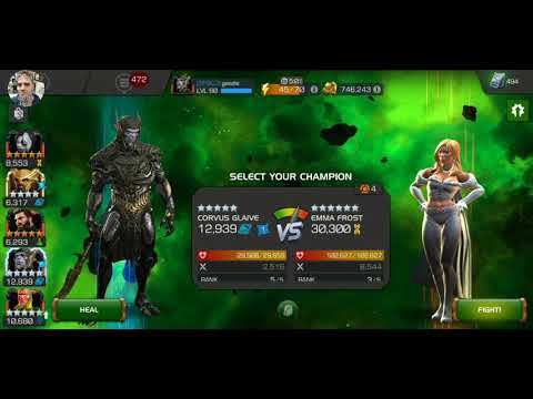 ☆☆ Corvus Glaives Vs  Emma Frost ♡♡  Epic Uncanny Danger Room