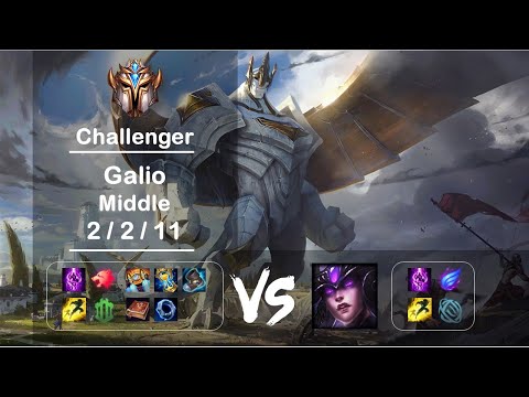 [4K] KR Challenger Middle Galio vs Syndra Ep.1397