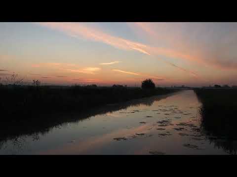 Time lapse rising fog during sunrise 9 may 2020