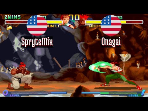 Street Fighter Alpha 2 (FT20) - SpryteMix (US) vs Onagai (US)