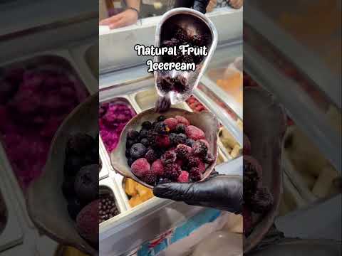 Natural Fruit Icecream #teabub #naturalfruiticecream #ashimakakkar #food #icecream #delhifood