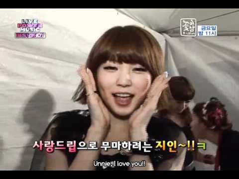 [ENG Sub] 100828 Live Power Music Backstage - Girl's Day Cut