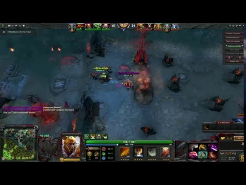 Rampage on Legion Commander. Dota2.