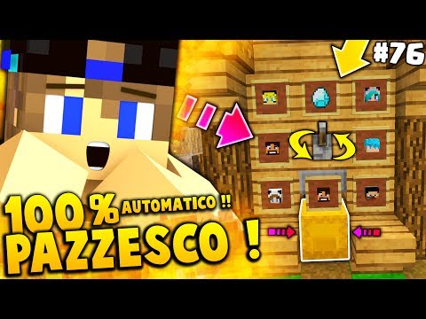 SMISTAMENTO TOP 100% AUTOMATICO DI SHULKER BOX ! - ATABICRAFT VANILLA MULTIPLAYER Minecraft [ITA]