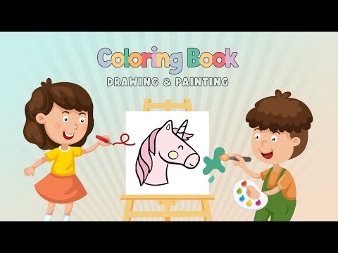 Kids Coloring & Kids Drawing Video
