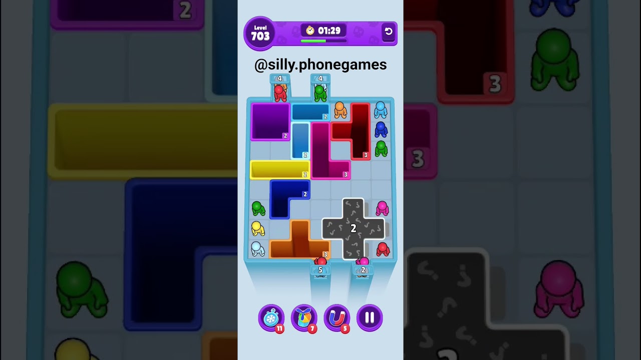 Drop Away Level 703 Walkthrough Solution