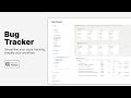 Streamline Bug Tracking With Bug Tracker PRO Notion Template Walkthrough