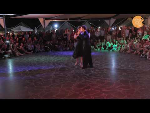  Joachim Dietiker  and  Michelle Marsidi  are  dancing  at  Catania Tango Festival  in  2016