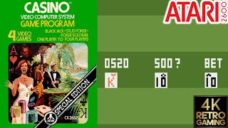 Casino Atari 2600 4k Gameplay