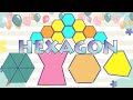 Hexagon Shape for Kids, Hexagon with Equal Sides & Unequal Sides for Kindergarten, Grade 1 & Grade 2