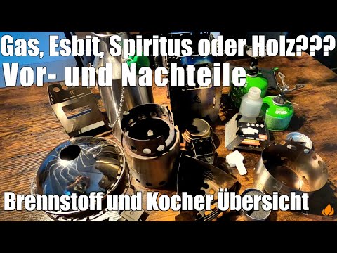 , title : 'Brennstoff und Kocher Übersicht Vor und Nachteile von Gas Esbit Spiritus Holz
