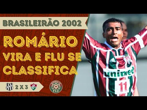 ROMÁRIO (Fluminense) vs Ponte Preta | TODOS OS LANCES do Baixinho |  BRASILEIRÃO 2002