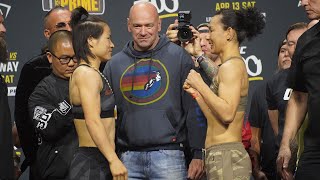 UFC 300 Ceremonial Weigh-Ins: Zhang Weili vs Yan Xiaonan