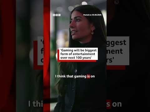 Xbox's Asha Sharma says gaming on cusp of being biggest form of entertainment. #BBCNews