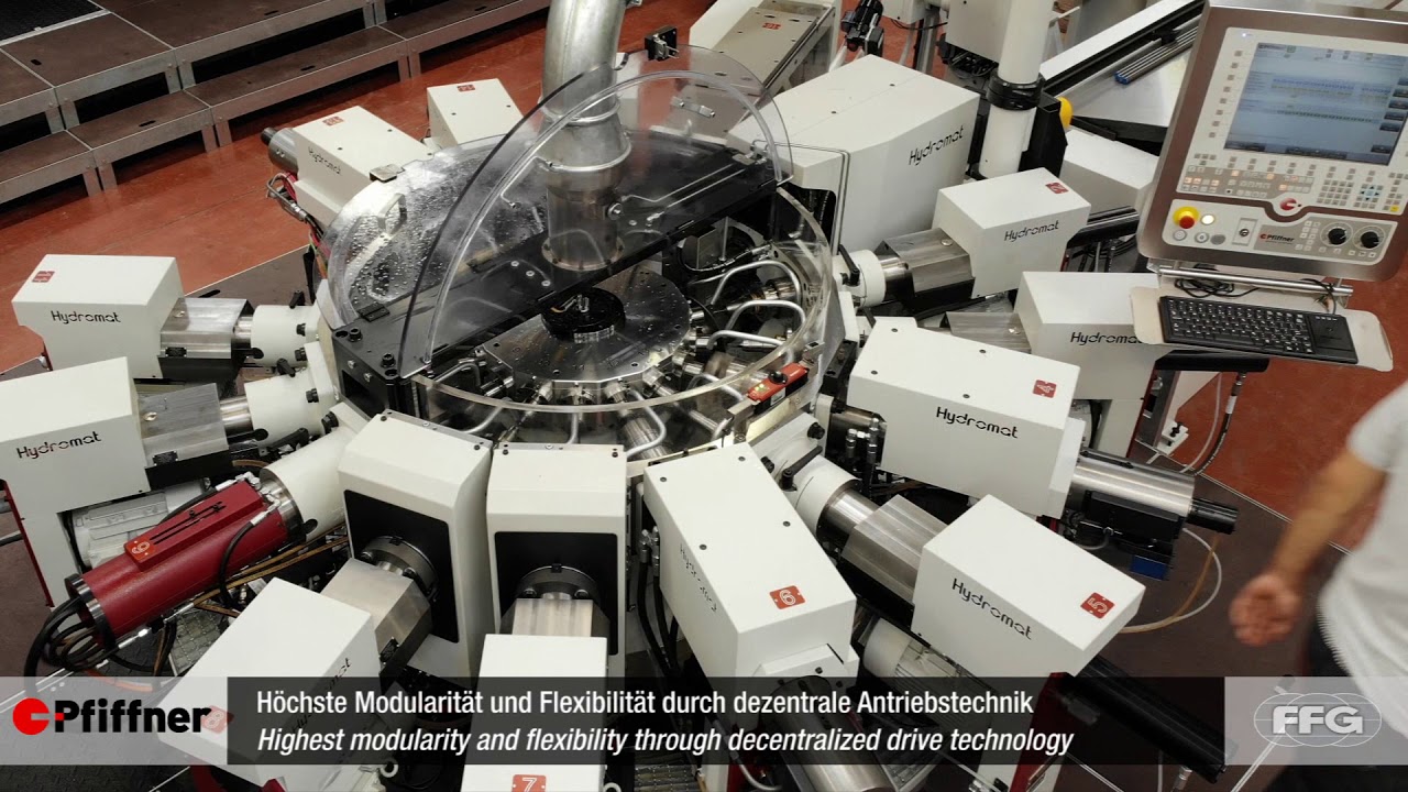 Pfiffner Rundtaktmaschine / Rotary Transfer Machine HC 32-16 EPICplus